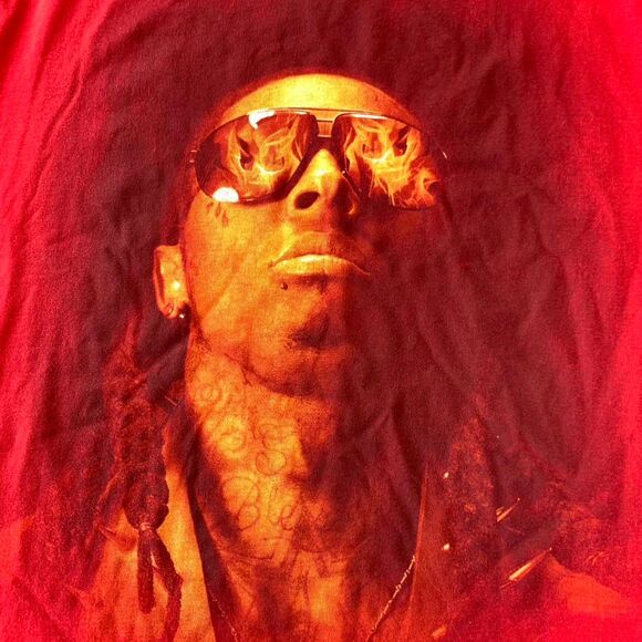 2010 Lil Wayne Tour Tultex T-shirt Size XL - Picture 2 of 8